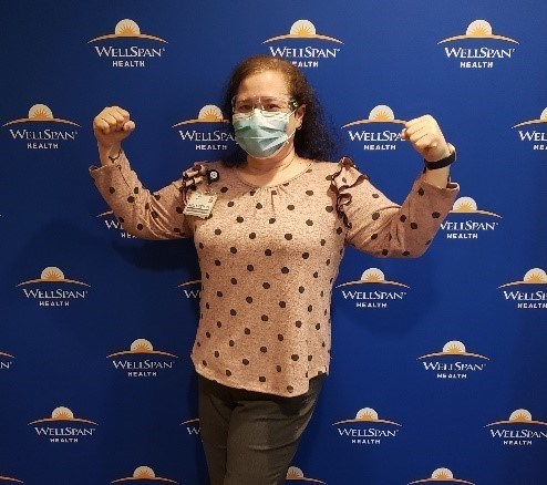 Kelly Peters, practice manager, WellSpan York Hospital Dental Center, is part of the fight to finish off this pandemic. We need your help too. Will you join her?