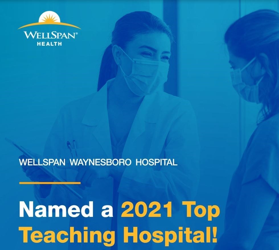 WellSpan Waynesboro Hospital named 2021 Top Teaching Hospital by Leapfrog 