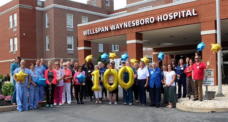 WellSpan Waynesboro Hospital celebrated a century of caring for patients. The hospital opened its doors to the community on Sept. 2, 1922.