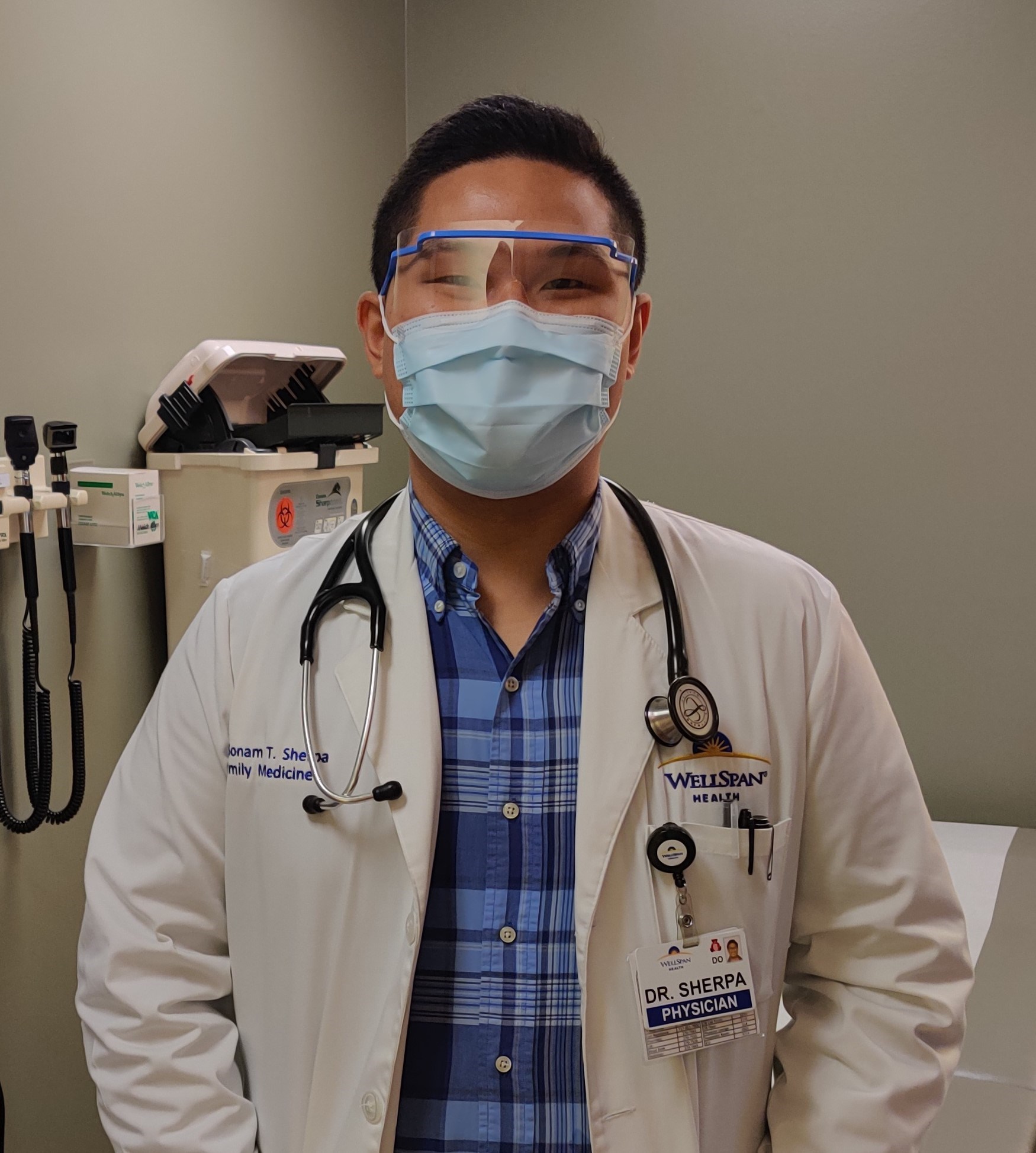 Sonam Sherpa, D.O., a second-year family medicine resident at WellSpan Good Samaritan Hospital, has helped to care for COVID-19 patients in the hospital's intensive care unit.