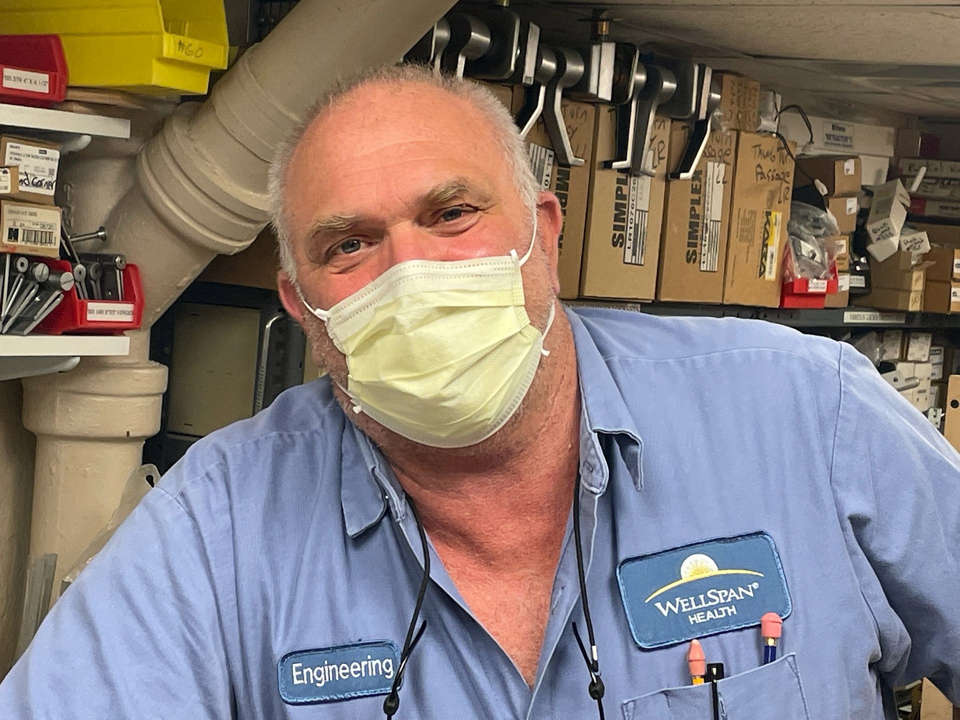 WellSpan team member Jeff Gross noticed a woman crying in an elevator at WellSpan York Hospital, and asked what he could do for her.