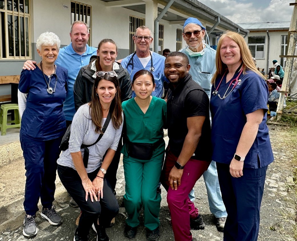 These are the WellSpan members of a team that traveled to Ethiopia this summer to provide medical, educational, and other services to residents of Sendafa.