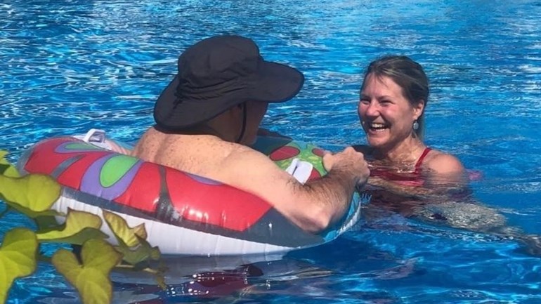 WellSpan BrightSpot: Jumping in a pool to help a patient find joy 