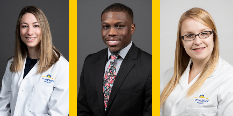 Pictured left to right: Caitlin Colonna, D.O.,Detrich Brown, certified nurse practitioner, and Kristina Nivus, D.O.