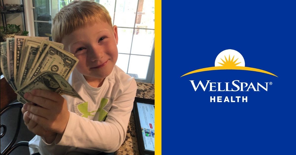 WellSpan Executive VP thanks local kindergartener for 500 donation