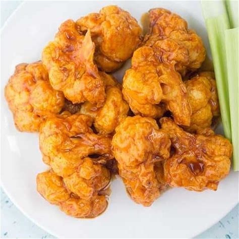 Cauliflower "wings" are a healthier alternative to chicken wings. This adds a vegetable to your dish and avoids the fat in the chicken skin. Click in the article for the recipe.