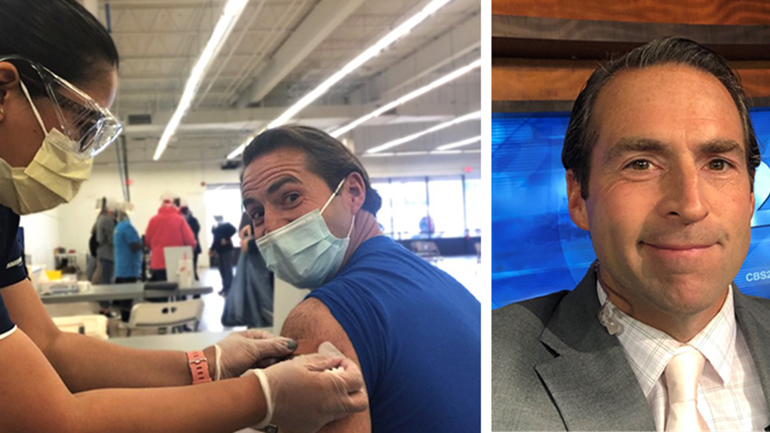 ‘Simple and painless’: CBS 21 reporter gets COVID-19 vaccine