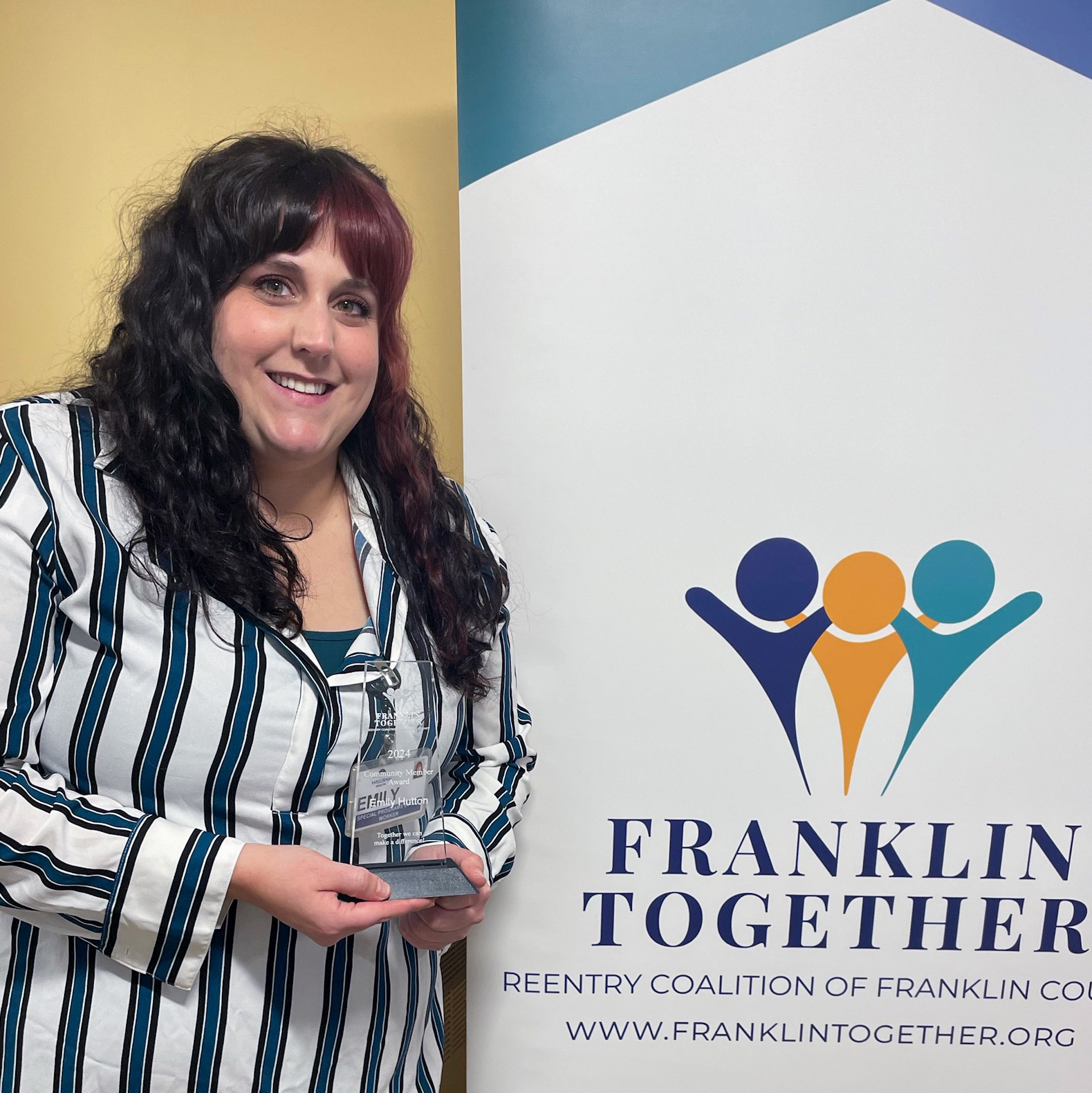 Emily Hutton, WellSpan social worker, recognized as Community Member of the Year by Franklin Together