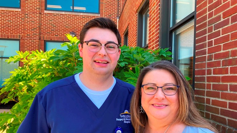 A Mother’s Day tale: Meet a mom who inspired her son to go into nursing 