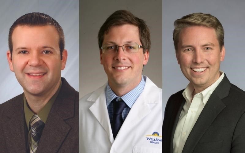Drs. Zachary Geidel, Christopher McCarty and John P. Shand (from left) offer tips to help men lead healthy lives.