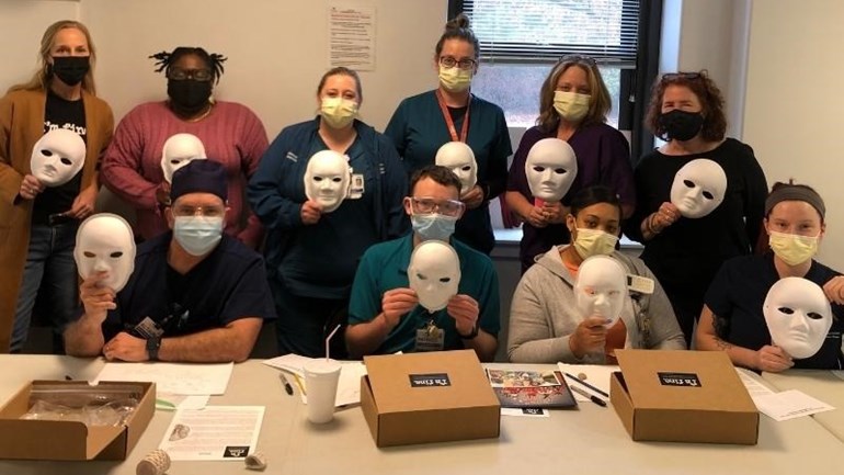 I'm fine...or am I? WellSpan team creates masks, and ponders what's behind them
