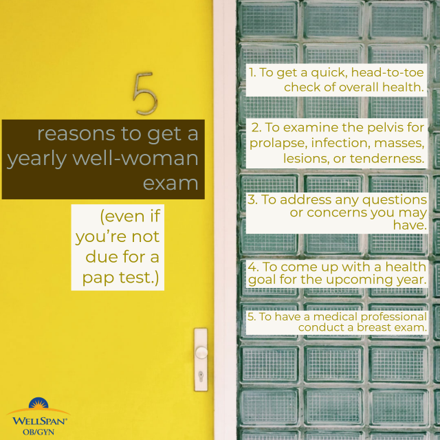 5 Reasons To Get A Well Woman Exam Wellspan Health