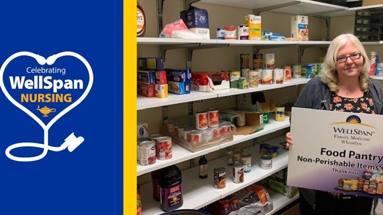 Nurse creates food pantry to give her patients access to healthy food options