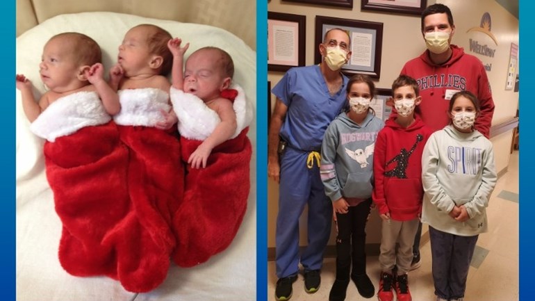 WellSpan BrightSpot: Thanks to the NICU, happy holidays, times 3