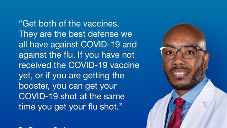 Flu and COVID-19 share things in common, including a vaccine